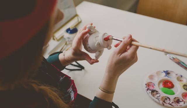 Festive Pottery Painting